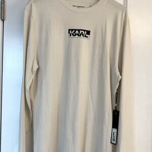New Mens Karl Lagerfeld Long Sleeve Shirt